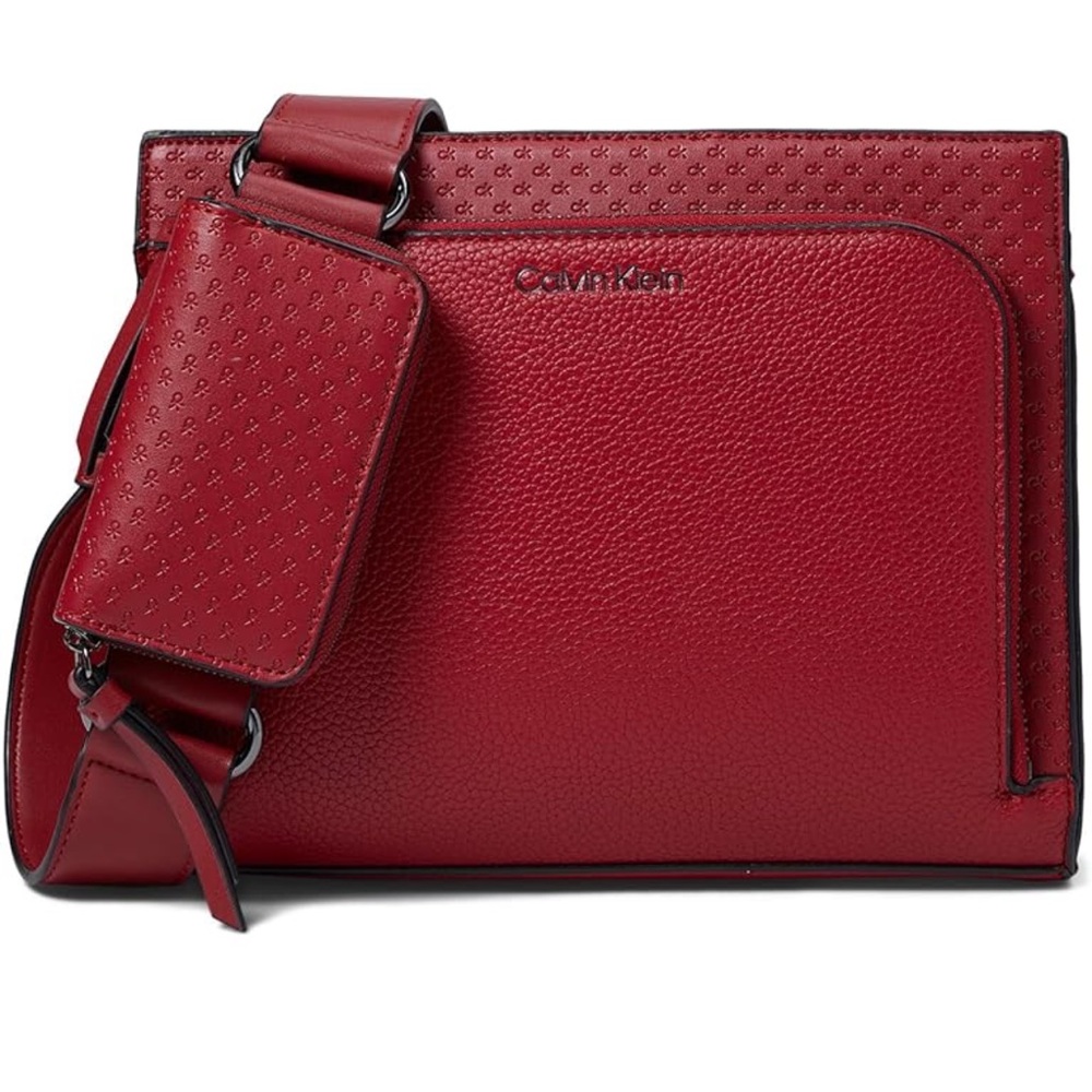 NWT Unique Calvin Klein Red Crossbody